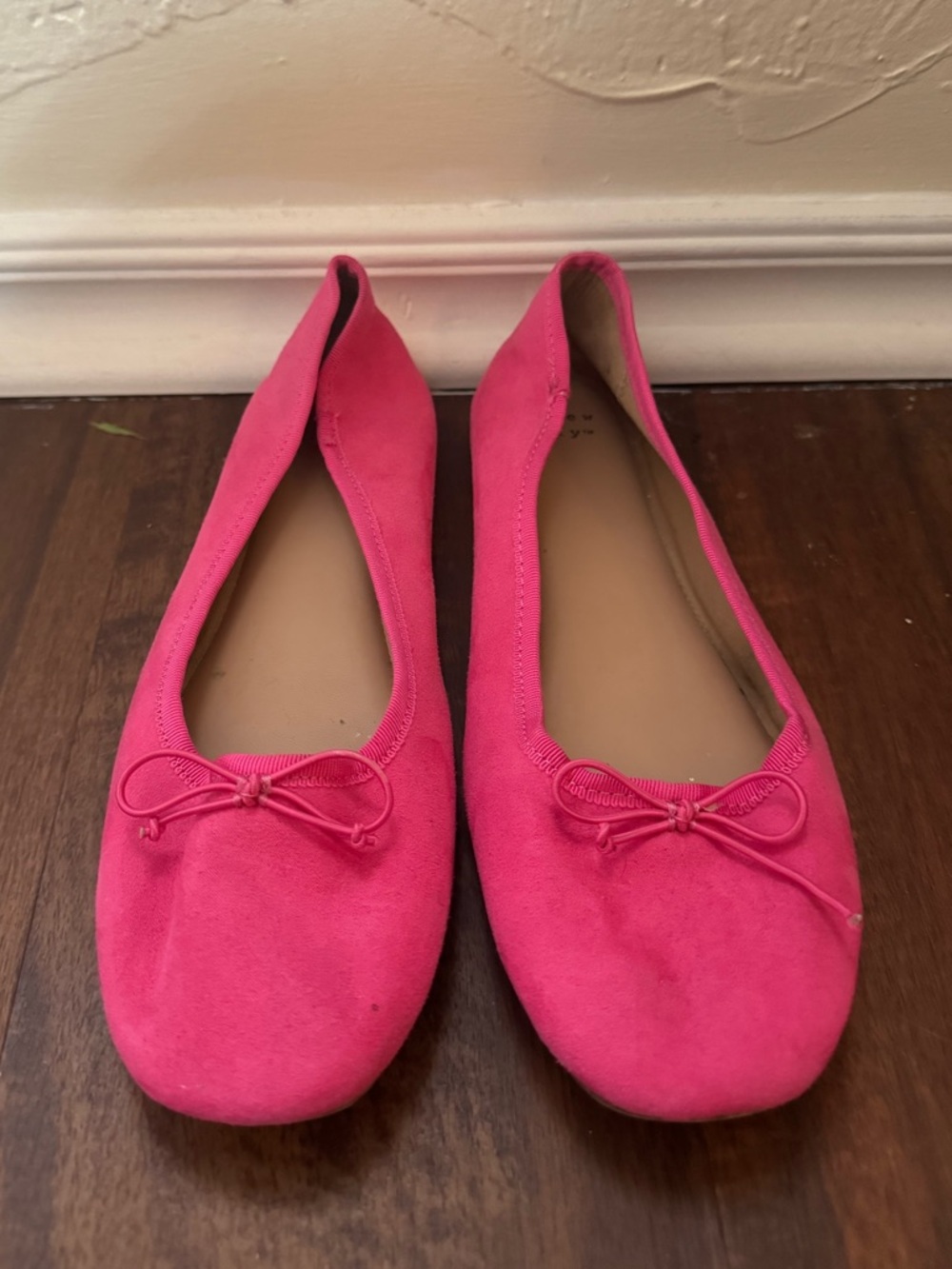 a new day Hot Pink Ballet Flats with Bow